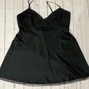 Black babydoll lingerie